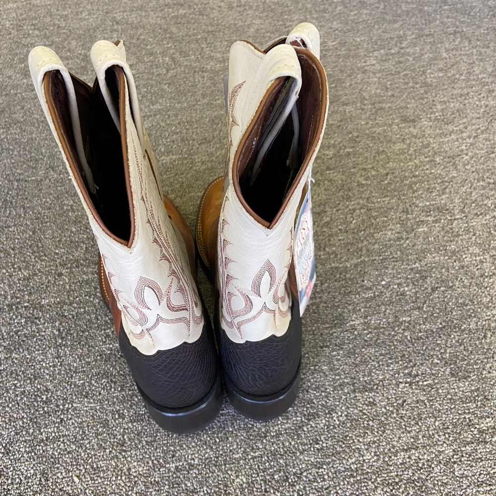 Tony Lama Cushion Comfort shock absorbing handcrafted hand pegged leather boots